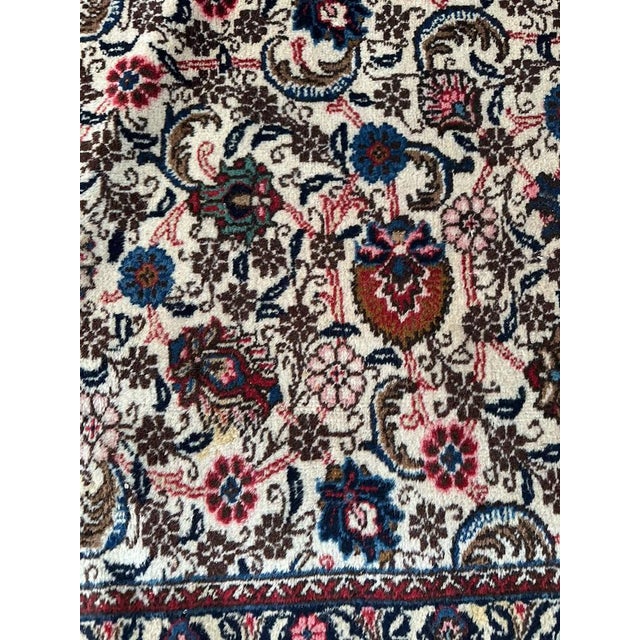 Large Vintage Mashhad Rug, 1970s For Sale - Image 17 of 18