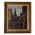 1960's Vintage Amsterdam Cityscape Oil Painting, Signed For Sale