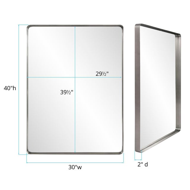 Steele Silver Mirror For Sale In Chicago - Image 6 of 8