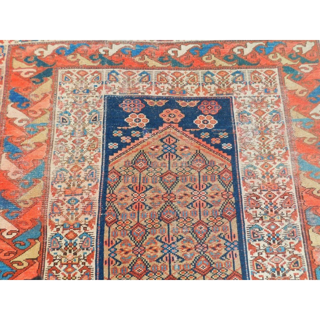 1900s Antique Persain Malayer Rug - 5'x 6'5" For Sale In Los Angeles - Image 6 of 11