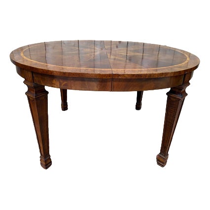Louis XVI Style Oval Dining Table For Sale