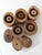 Brown Collection of 8 Early 20th Century Wooden Millinery Hat Blocks For Sale - Image 8 of 17
