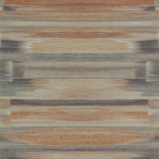 Harlequin Refraction Wallpaper in Copper/Slate - a Sample For Sale
