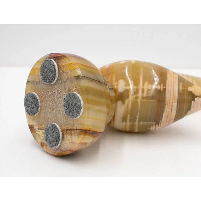 Vintage Onyx Crested Swan Sculpture For Sale - Image 11 of 13