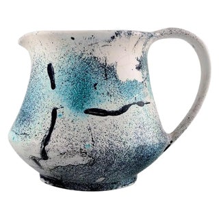 Greenish Glaze Pitcher by Jens Thirslund for Kähler For Sale