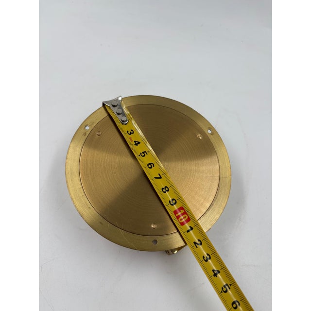 Vintage Brass Ship Barometer, 1950s For Sale - Image 13 of 18