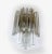 Camer Glass Venini Italian Triedi Glass Wall Sconces - a Pair For Sale - Image 4 of 12