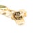 Metal Vintage 14k Yellow Gold 11.98ctw Multi Gem Rainbow Curb Link Chain Necklace For Sale - Image 7 of 8