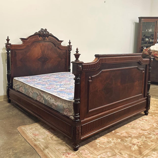 Oxblood Red Bed Frame Only ~ No Mattress Included. For Sale - Image 8 of 17