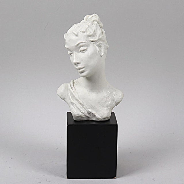 Ceramic Porcelain Bust after Lore Friedrich-Gronau from Rosenthal, Germany, 1960s For Sale - Image 7 of 7