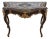 Pietra Dura Marble Top French Louis XV Console Table For Sale