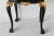 Louis XV Style Black Lacquered Nightstand End Side Table Gold Brass Decorative Details For Sale - Image 4 of 18
