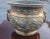 Late 19th Century Chinese Hammered & Engraved Brass Jardinière Planter For Sale In Washington DC - Image 6 of 10