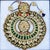 20th Century Indian Kundan-Style Gilt Framed Jewelled Alabaster Plaque For Sale - Image 3 of 8