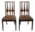 1962-1970 Mid Century Modern Broyhill Brasilia Walnut Dining or Side Chairs a Pair For Sale