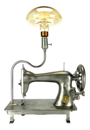 Sewing Machine Lamp from Singer, 1904