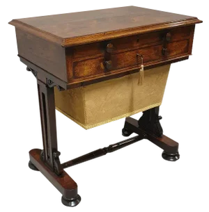 Antique Worktable in Mahogany