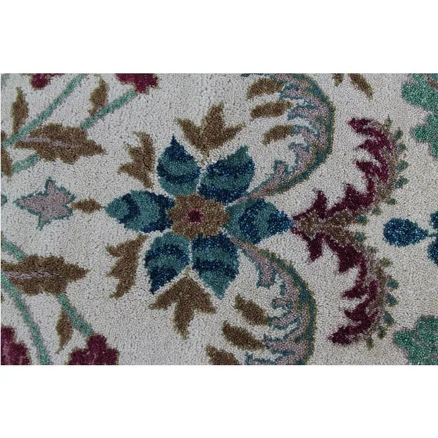 Textile Handwoven Spanish Style Area Rug 6'0" X 8'8" For Sale - Image 7 of 11