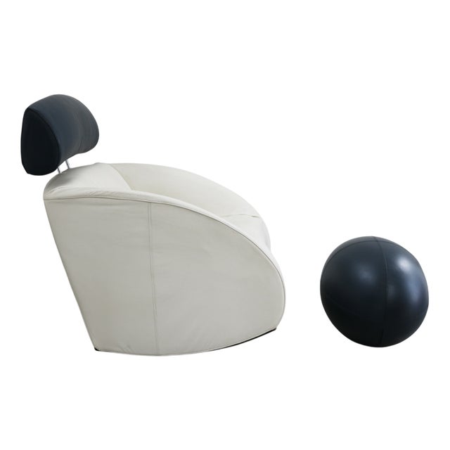 Set of Mama Rocking Chair with Ottoman, 1990s For Sale