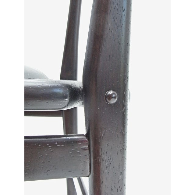 Dining Chairs in Cherry & Leather by Sergio Rodrigues for Lin Brazil, 2010, Set of 5 For Sale - Image 16 of 18