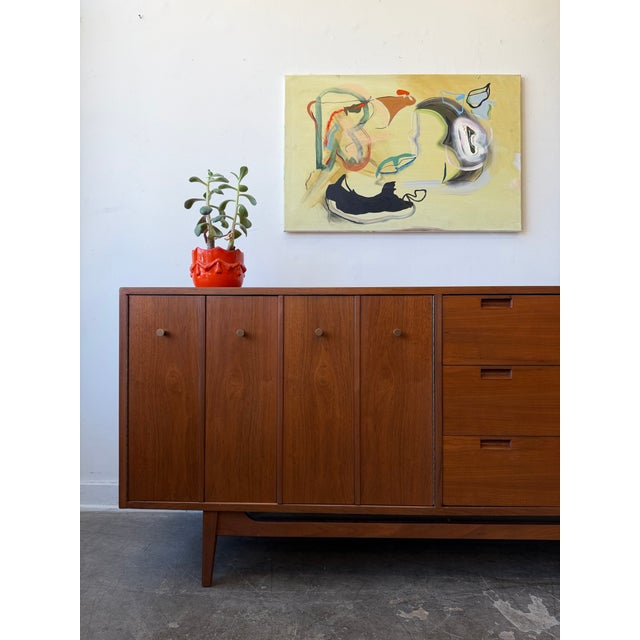 1960s American of Martinsville Walnut Dresser/Credenza For Sale - Image 12 of 16