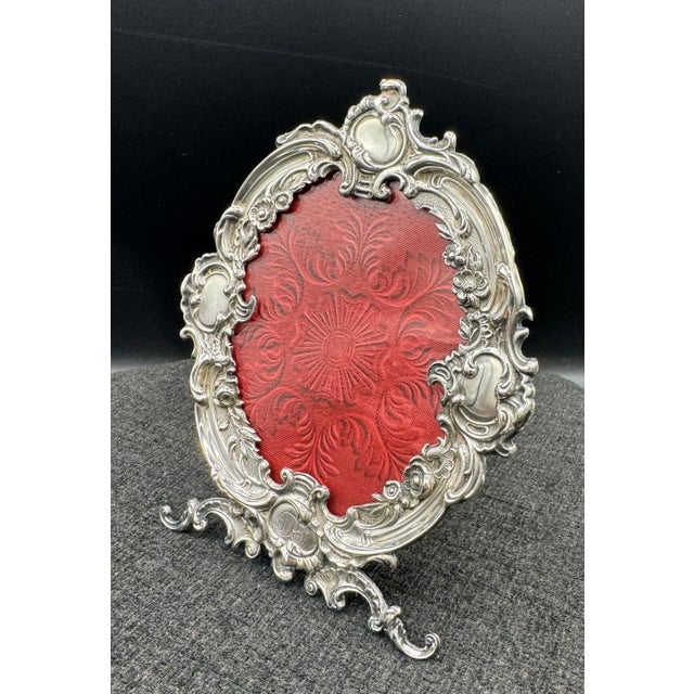 Sterling Silver Picture Frame For Sale - Image 9 of 12