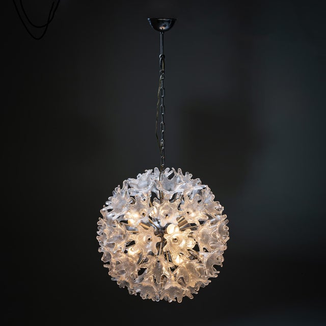 Murano Glass Chandelier by Paolo Venini, Italy, 1960s For Sale - Image 11 of 11