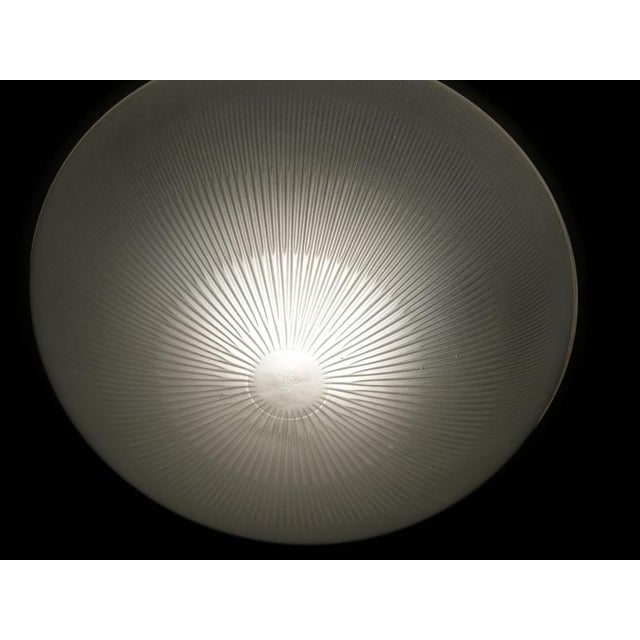 Pendant in Black Painted Metal and Glass by Sergio Mazza, Italy, 1960s For Sale - Image 6 of 10