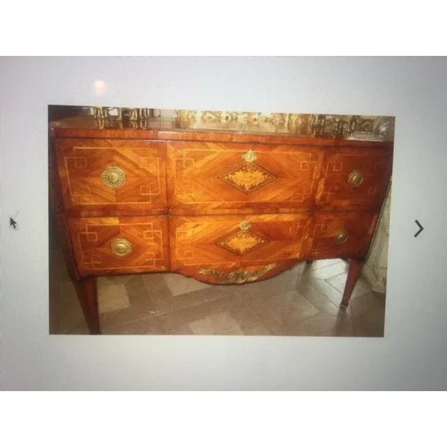 19th Century 19th Century Italian Inlaid Classical Commode For Sale - Image 5 of 10