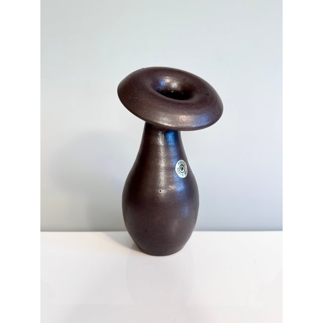 Sculptural Studio Ceramic Vase from Petra Pottery, Germany, 1980s For Sale - Image 4 of 17