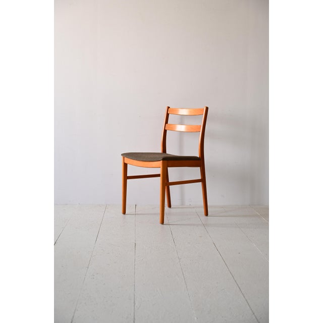 Brown Nordic Dining Chair, 1960s For Sale - Image 8 of 8