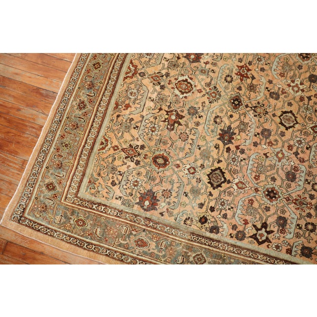 Antique Zabihi Collection Persian Bidjar Rug For Sale - Image 10 of 12