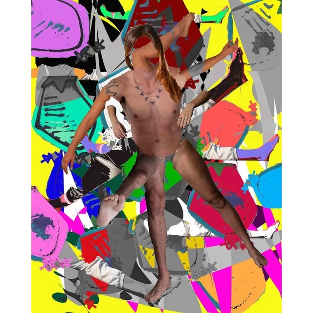 "sensitive nerves system" limited edition - 10/10 - mix media. From collection "new age " 2021-2023 info about the...