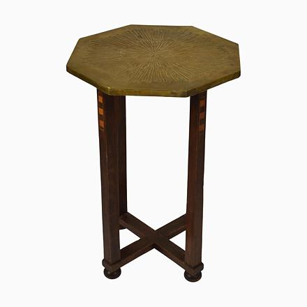 Modernist Dutch Amsterdam School Side Table, 1920s For Sale - Image 12 of 12