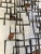 Striking vertical abstract wall sculpture by Arizona artist Corey Ellis meticulously crafted from antique square nails and...