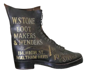 Shoe Shop Trade Sign, 1900s