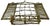 1990s Handmade Rustic Willow Wall Pocket With Shutters & Grapevine Trellis For Sale - Image 5 of 11