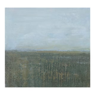 Where Horizon Resets Abstract Acrylic Painting For Sale