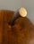 Wood 1960s Mid-Century Modern Solid Walnut Apple Ice Bucket With Silverplate Claw Tongs For Sale - Image 7 of 13