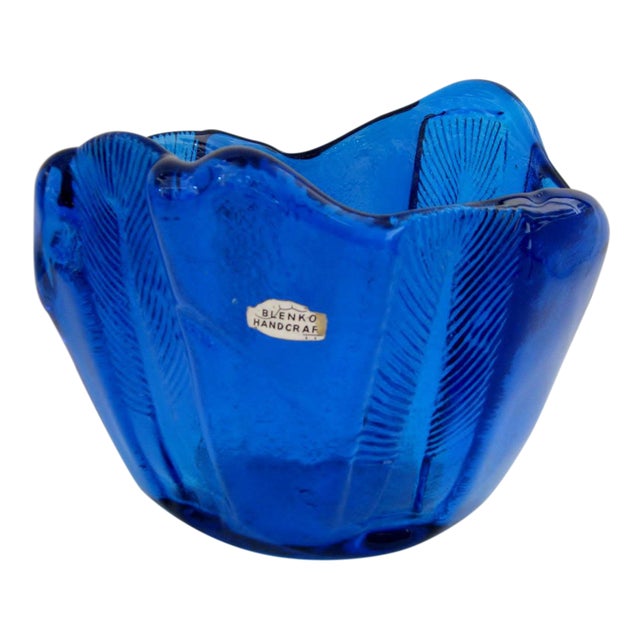 Vintage Blenko Console Bowl Chairish