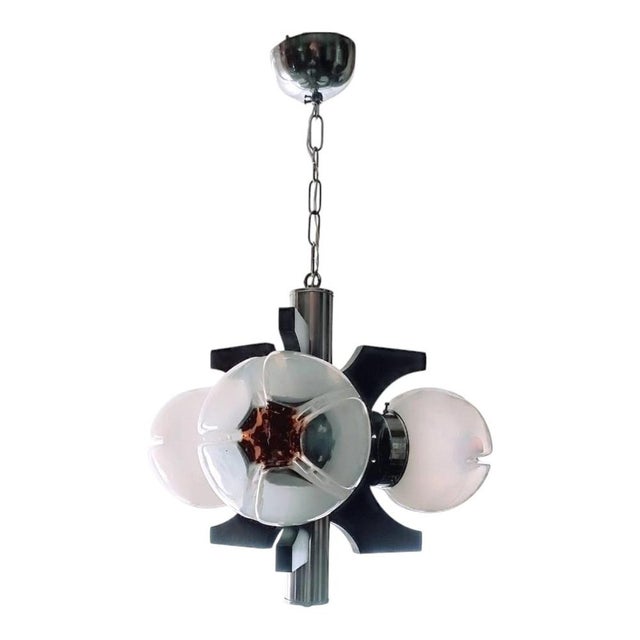 Mid-Century Ceiling Lamp from Techo For Sale - Image 9 of 18