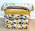 Ceramic 1970s Italian Majolica Stacked Pillows Garden Stool or Ottoman - Trompe l'Oeil Style For Sale - Image 7 of 16