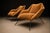 Mid-Century Modern Brazilian Modern “Concha” Armchairs in Iron and Burnt Caramel Mohair by Carlo Hauner, Brazil, 1950s For Sale - Image 3 of 18