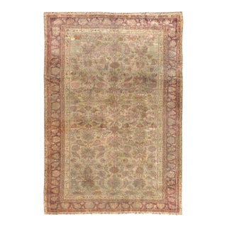 Galerie Shabab Collection Early 20th Century Turkish Oushak Accent Rug For Sale