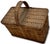 Outstanding Antique American Pennsylvania Amish Hand Woven Alder & Ash Wood Splint Picnic Basket Circa Late 1800s For Sale - Image 12 of 18