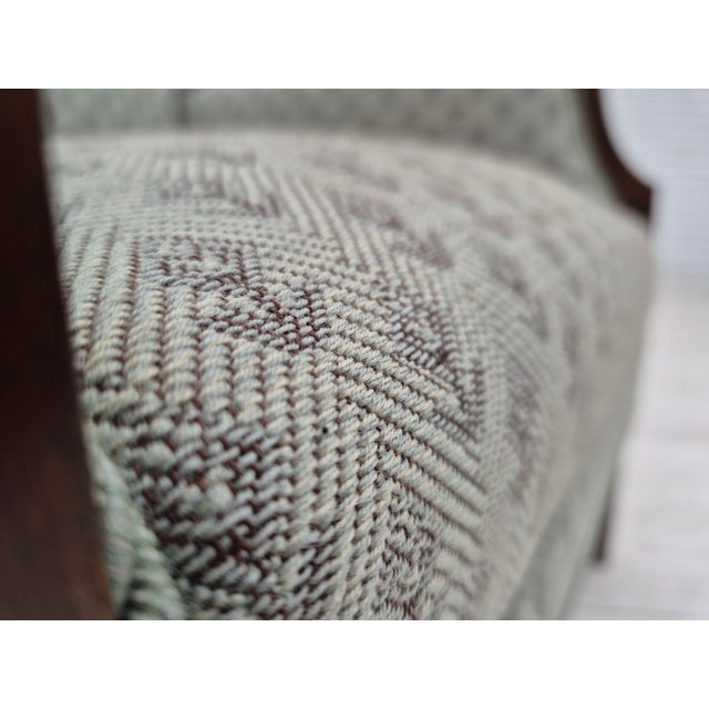 Vintage Danish Lounge Chair in Blend Wool Fabric, 1950s For Sale - Image 18 of 18