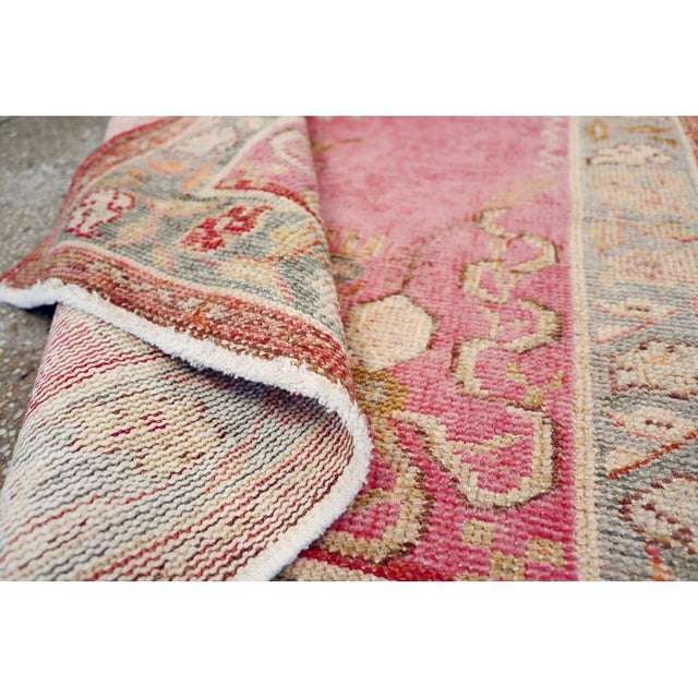 Galerie Shabab Collection Early 20th Century Turkish Oushak Rug For Sale In New York - Image 6 of 6