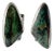 1950s Enrique Ledesma Azurite Malachite Modernist Cufflinks For Sale