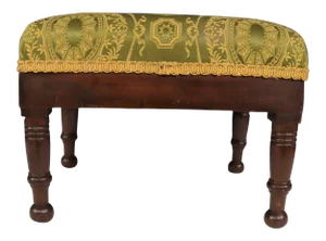 19th Sheraton Mahogany Foot Stool