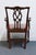 Kindel Furniture Solid Mahogany Traditional Chippendale Style Dining Arm Chair 76-071 - Oxford Finish For Sale In Kansas City - Image 6 of 11